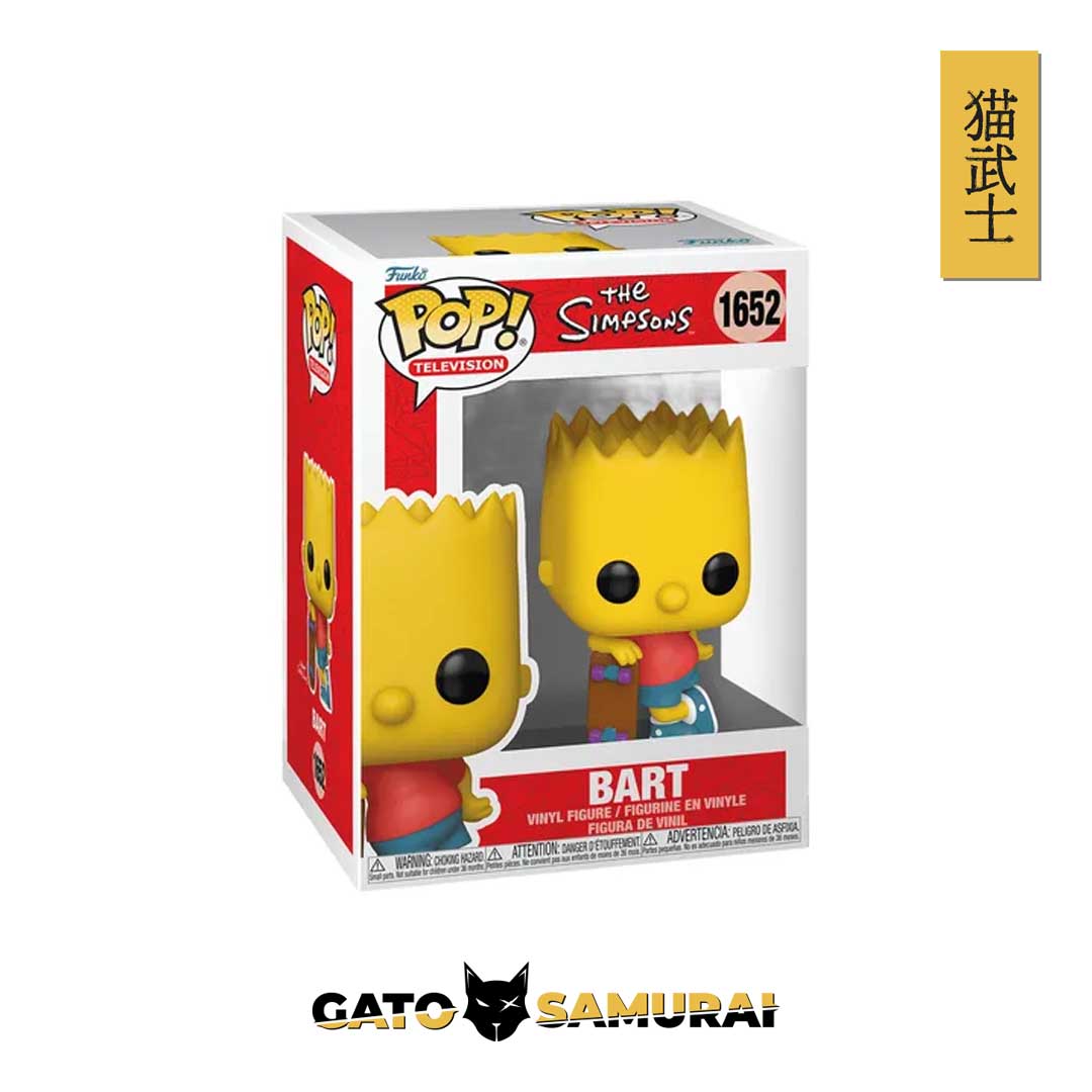Bart Simpson with Skateboard Funko Pop! #1652
