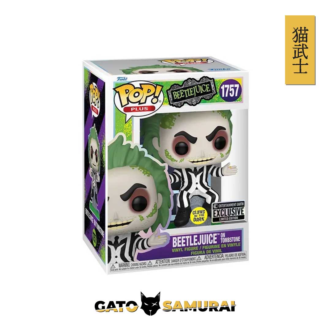 Beetlejuice on Tombstone Git Pop!#1757 EE EXCL