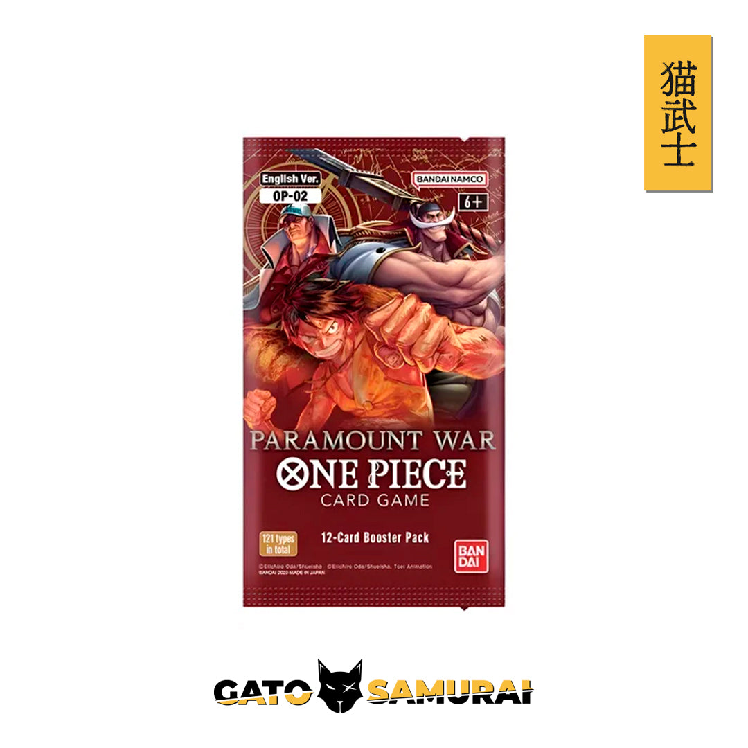 One Piece TCG Paramount War Wave 4 Op-02 Sobre Premium