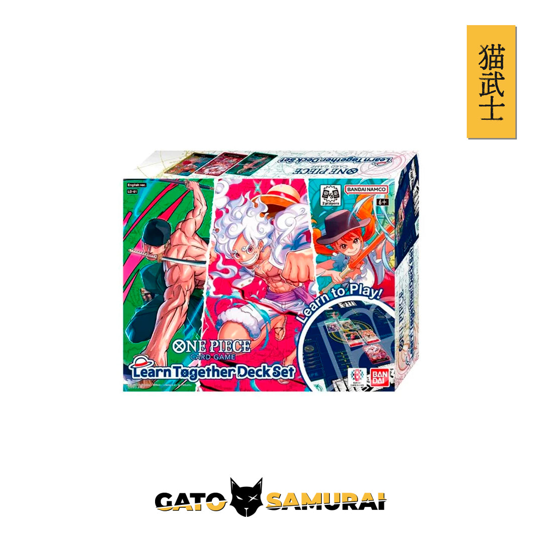 One Piece TCG Set De Mazos Learn Together Display