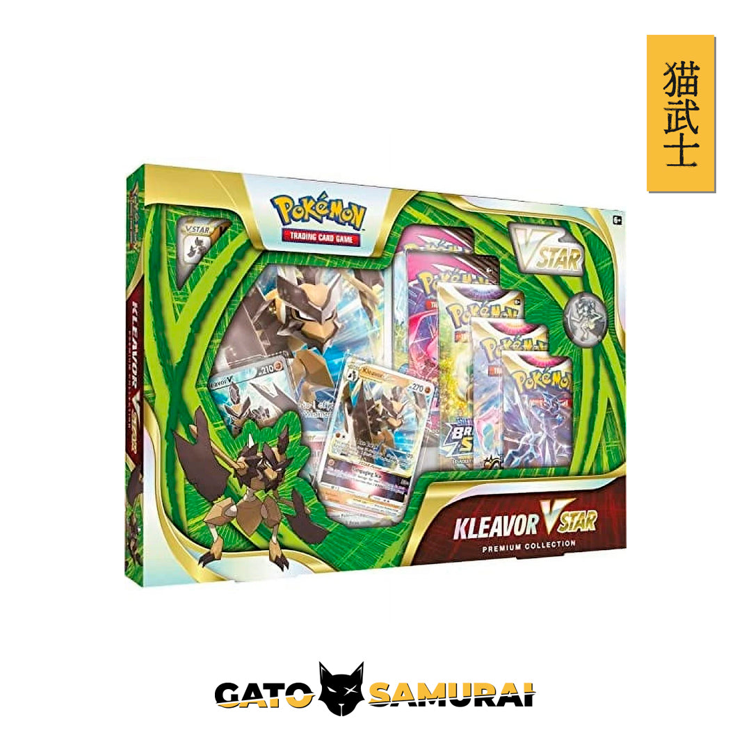Pokémon TGC Kleavor Vstar Premium Collection Español