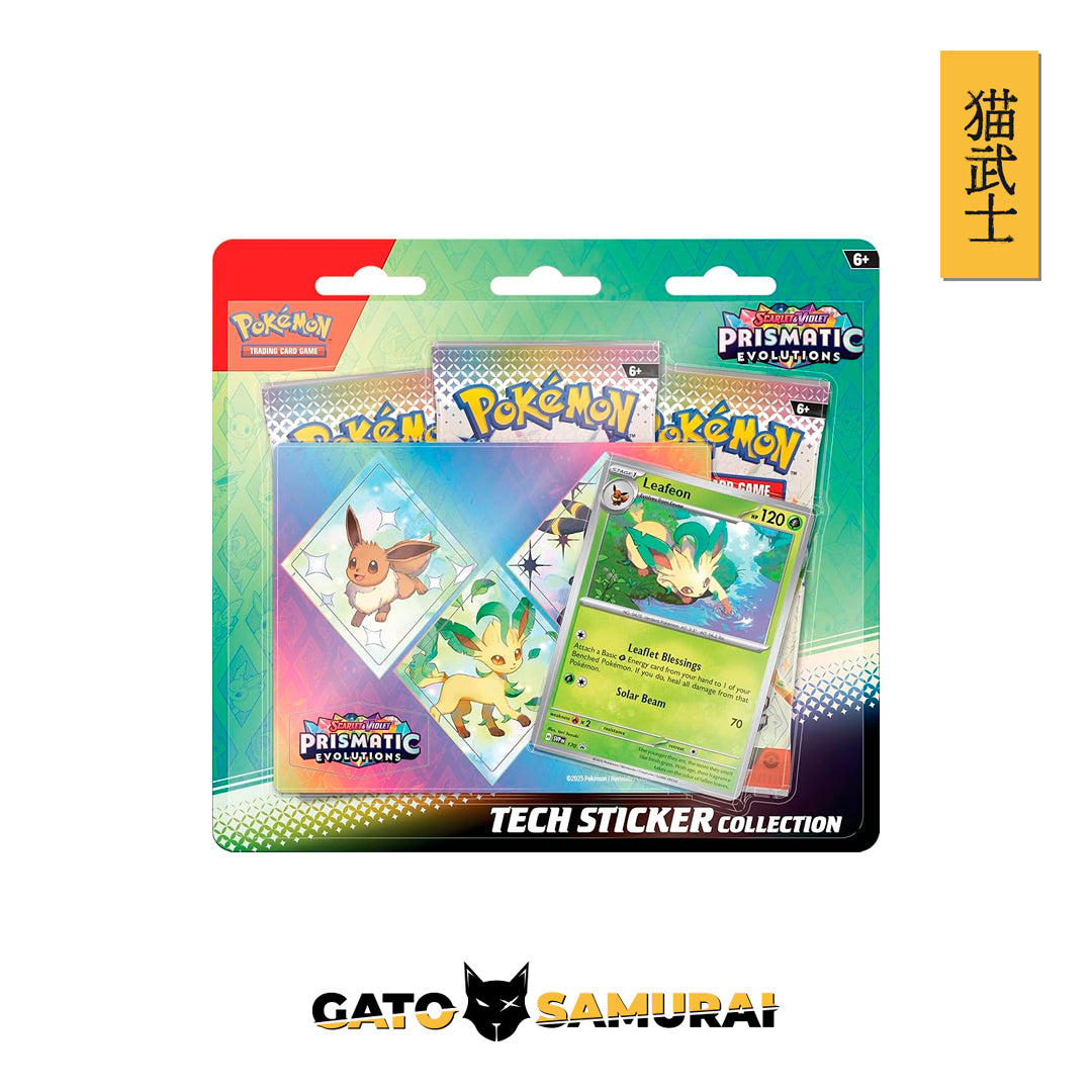 Pokemon TCG Scarlet & Violet Prismatic Evolutions Colección Tech Sticker