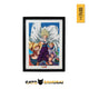 Poster enmarcado 42X32 Dragon Ball Saiyans y Pîccolo
