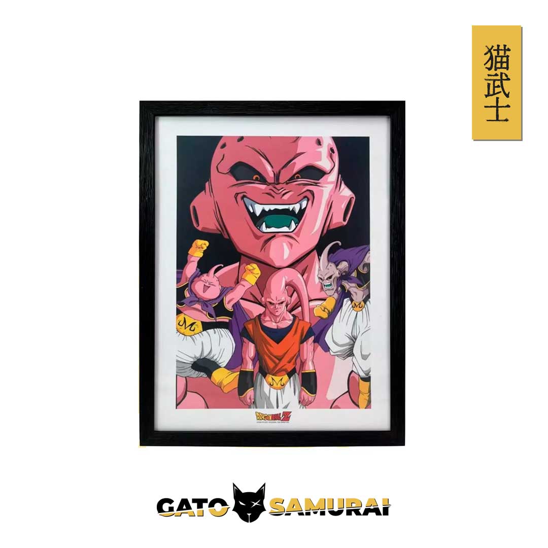 Poster enmarcado 42X32 Majin Buu